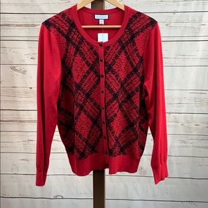 Pull Charter Club 100% Cachemire, Taille PM (Petite), Couleur Aqua Cool Avec Double Volants - Neuf Avec étiquette